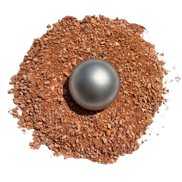 Sable stabilisé rose 0/8 mm pour terrain de pétanque